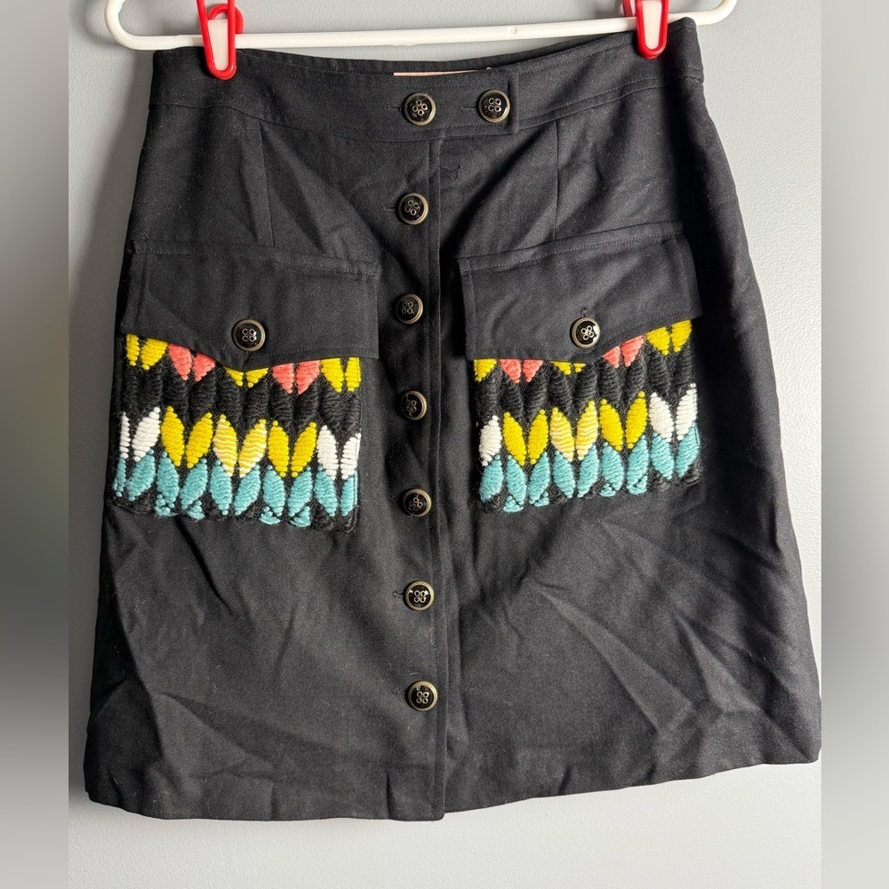 Vilagallo Romina Wool Skirt, Fully Lined, Made in Spain Sz 40 (approx 8 US)